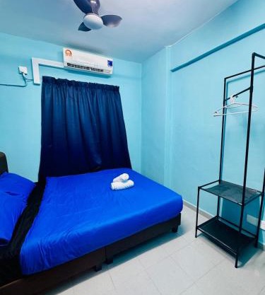 Budget1BR Walk to usm 2pax airport Malaysian guest only