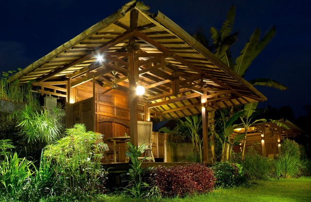 Bungalow 1, eco wooden bungalow in Jogja