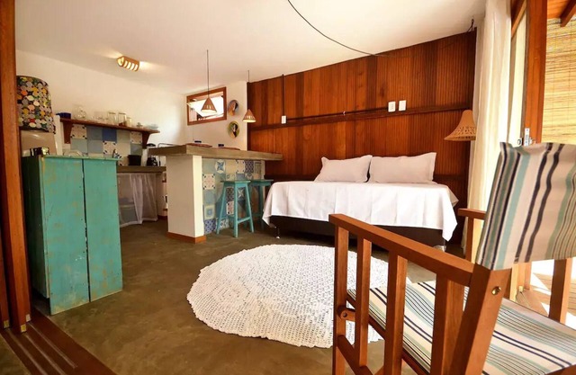 Bungalow Azul Solteiro- Praia de Algodões, Maraú