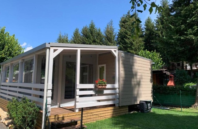 Bungalow 'Casa Mobile 5' with Private Terrace, Private Garden and Air Conditioning
