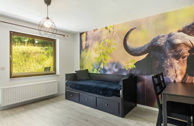 Bungalow 'Der Büffel' with Shared Terrace, Shared Garden and Wi-Fi