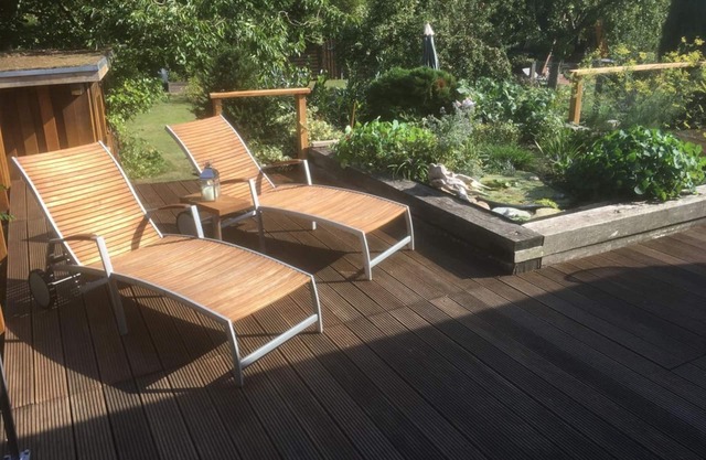 Bungalow im Schloßgarten - Bungalow Gartenblick