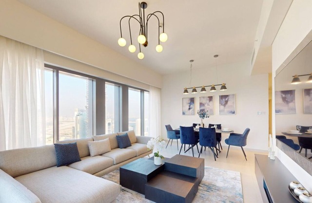 Burj Royale - Mesmerizing Three Bed with Burj View