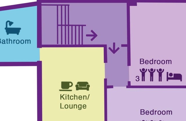 Business apartment for 6 people fast wifi and free parking