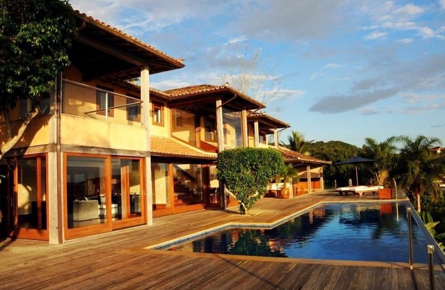Buz034 - Luxury house with 4 suites, pool and sea view