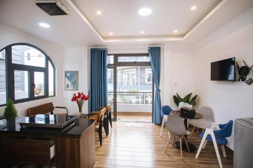 căn hộ 2 phòng ngủ, 1 phòng khách đầy đủ tiện ích