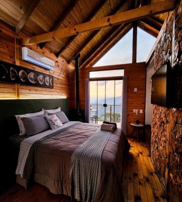 Cabana Aconchegante de altitude com hidro