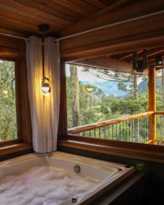 Cabana Quinta do Vale - Casal - Com Hidro, Calefator e Ar Condicionado