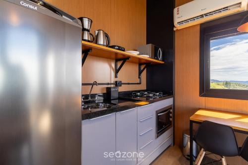 Cabana romântica com vista na serra VST038