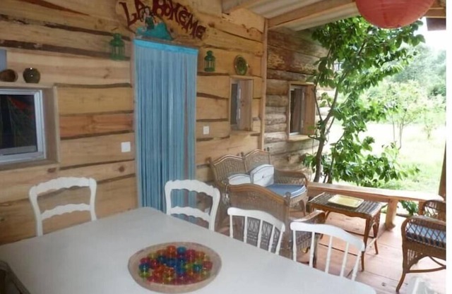 Cabane Double Mobilhome"la Bohème"