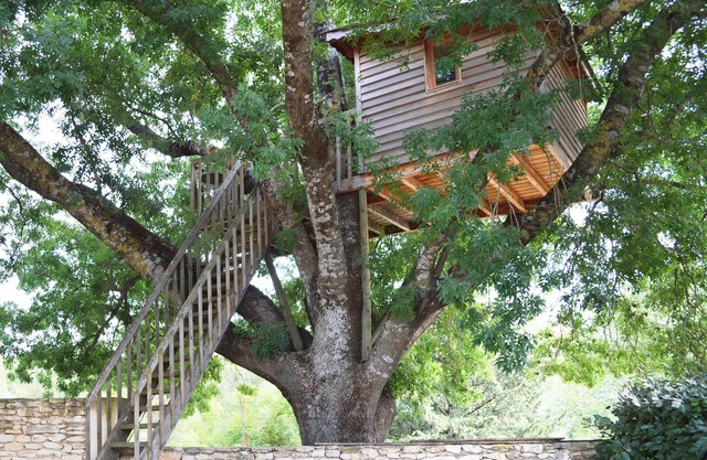 Cabane perchée with Jacuzzi, in the heart of the Luberon