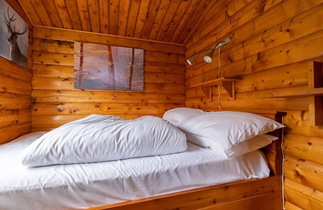 Cabin 170 is a pet-friendly, silver graded, 2 bedroom self-catering log cabin sleeping 5 people (1 d