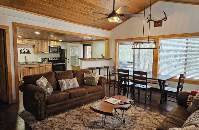 Cabin 3- King Beds, full kitchen & laundry!
