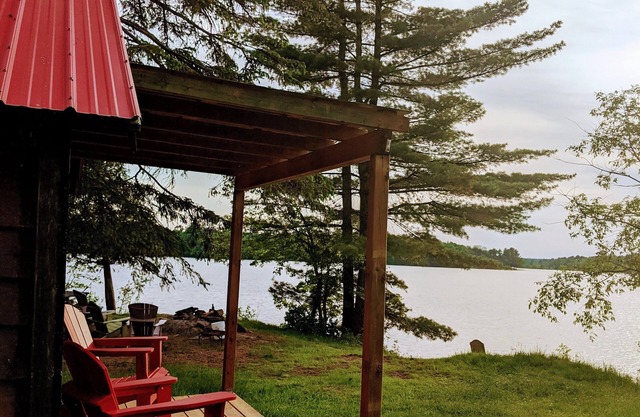 Cabin #6 - sunset views over Lake Cecebe
