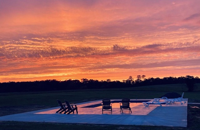 Cabin on 100 acres with pool