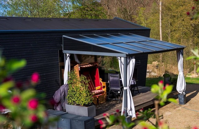 Cabinwesterwald - Ferienhaus, Dusche, Waldblick