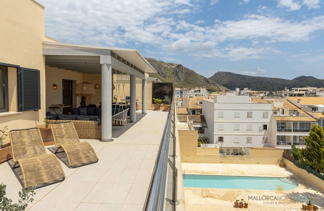 Cala Ventura Spectacular Penthouse with Views in the Heart of Puerto de Pollensa