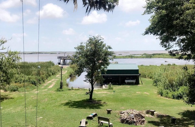 Camp Paradise located on the marsh in Pecan Island