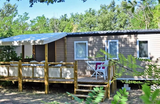 Camping Félix de la bastide * - Mobile Home Arkansas. Comfort 4 room apartment for 8 people Air-conditioned