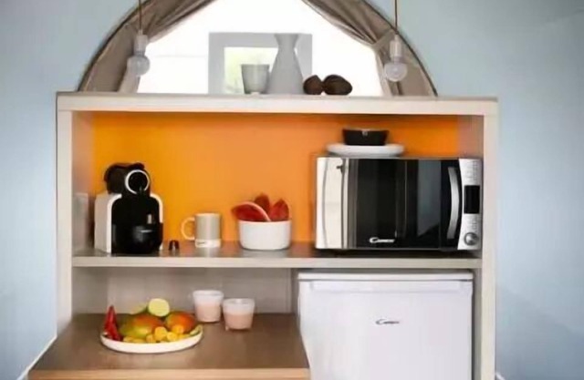 Camping Flower La Rivière * - Coco Sweet 2 room apartment for 2 people without sanitary facilities