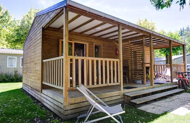 Camping La Venise Verte * - COMFORT chalet 24 m² (1 bedroom) including covered terrace 8m² 2 people