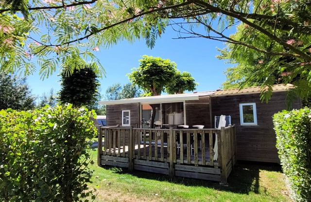 Camping La Venise Verte * - COMFORT mobile home 33 m² (2 bedrooms) + Terrace + TV 4 people