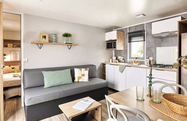 Camping Les Goélands * - Mobil-Home Premium 3 Parts 4 People Air-conditioned + TV