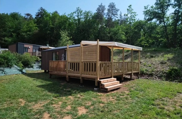 Camping maeva Escapades La Castillonderie * - Comfort Mobile Home 3 Rooms 4 People Air Conditioned + TV
