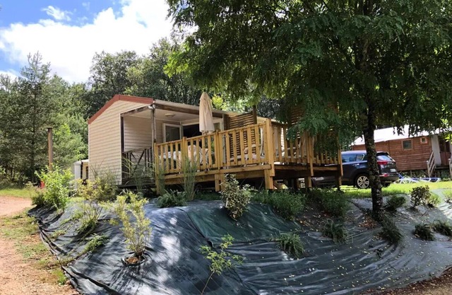Camping maeva Escapades La Castillonderie * - Comfort Mobile Home 3 Rooms 4 People Air Conditioned + TV