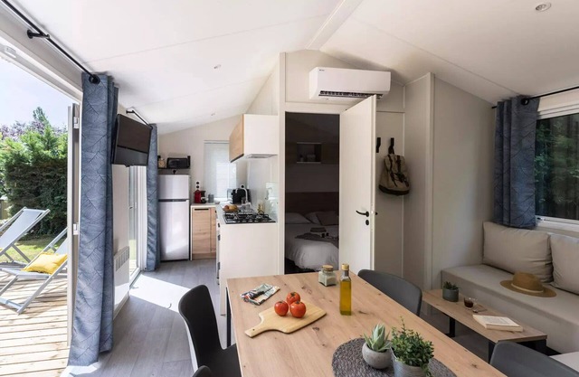 Camping Romanée Le Fort Espagnol * - Premium 4-room mobile home for 6 people