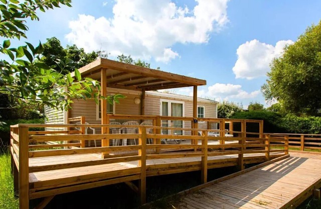 Campsite Flower L'Ile d'Offard * - Mobile home 32m² 2 bedrooms + terrace - suitable for people with reduced mobility 5 people