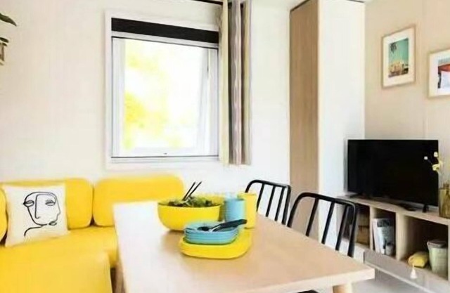 Campsite Tikayan Saint Clair* - Mobile home Colorado Confort 3 rooms 4/6 people Air-conditioned