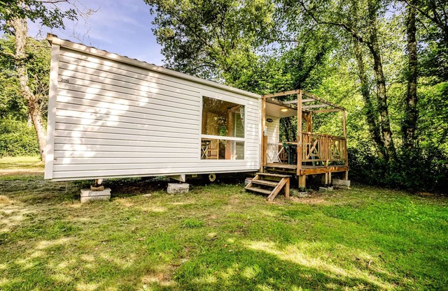 Campsite La Rivière d'Argent * - Mobil-home LODGIA - 2 bedrooms - integrated terrace 4 people