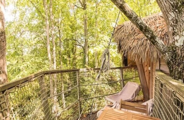 Campsite Le Petit Trianon**** - Perched Cabin 2 Rooms 2 People
