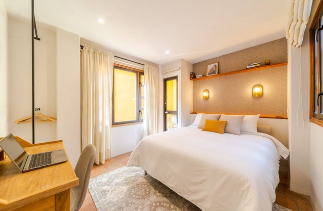 Candelaria | Lux Vintage 2BR | Chimney, Patio, BBQ
