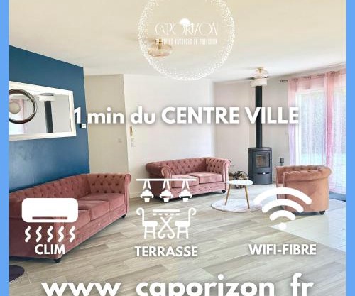 Caporizon -Villa Pommier-6 personnes-Terrasse-Jardin