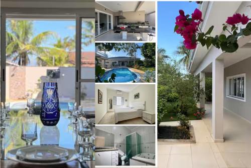 Casa 300m Praia, Ar condicionado, Área Gourmet, Piscina climatizada