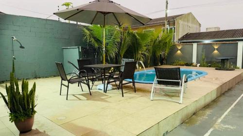 Casa a 60m do Mar Ar Condicionado e Piscina