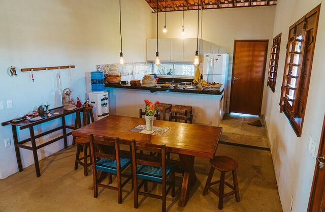 Casa ampla c redes de descanso, Praia de Macapá/PI