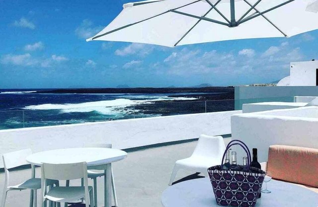CASA ANCLADA - NAILON sea view solarium-barbecue