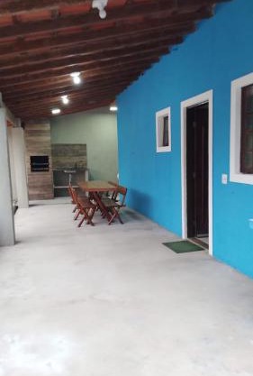 Casa azul da praia