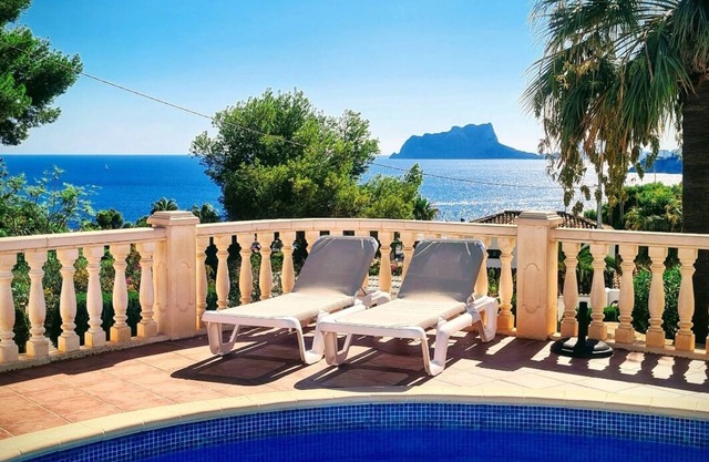 Casa Caspio.nnPanoramic Sea View Villa with Private Pool in El Portet, Moraira