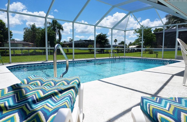 Casa Clara - 2 Bedroom, 2 Bath Vacation Home with Electric Heated Pool on Gulf Access Canal