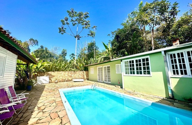 Casa com piscina e churrasqueira em Ubatuba/SP