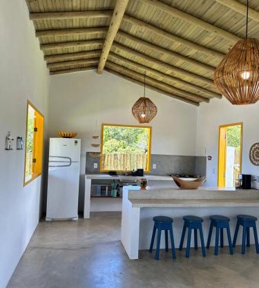 Casa da Porta Amarela - Xandó, Caraíva 180m da praia