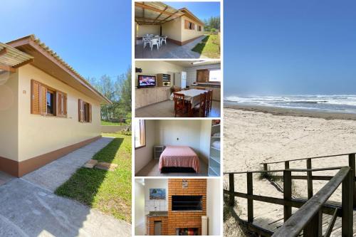Casa de frete para o mar - Pátio privativo - Churrasqueira - Cozinha completa - Smart Tv - Wifi - Vaga para carros - Aceita Pet