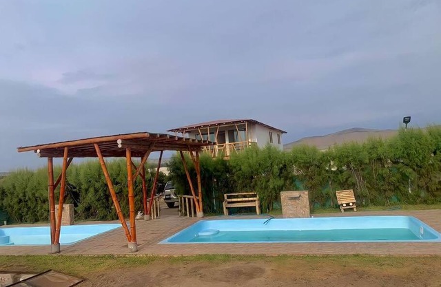 Casa de playa con piscina