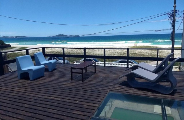 Casa do Beiral Azul 6 Qts Pé na areia Piscina