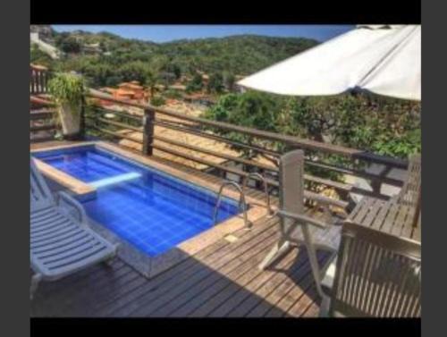 Casa em Geribá com piscina e vista para praia