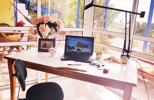 CASA MARAVILLA DEL MAR - home office with sea view